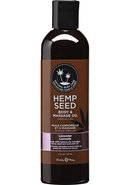 Massage And Body Oil With Hemp Seed Lavender 8 Ounce