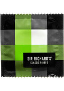 Sir Richards Classic Ribbed Textured Latex Condoms 12 Each Per Pack