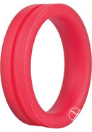 Ringo Pro Large Silicone Cock Rings Waterproof - Red (12...