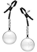 Master Series Adjust Nipple Clamps With Weighted Orbs