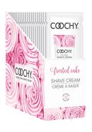 Coochy Oh So Smooth Shave Cream Frosted Cake Foils 24 Counter Display