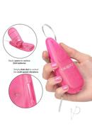 Tear Drop Bullet With Wired Remote Control 2.1in - Pink
