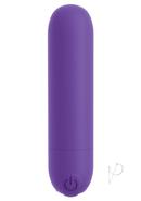 Omg! Bullets #play Rechargeable Silicone Vibrating Bullet - Purple