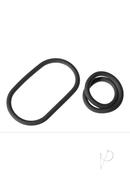 The Xplay Wrap Ring Silicone Slim 9in (2 Pack) - Black