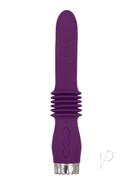 Adam And Eve Deep Love Thrusting Silicone Rechargeable Wand - Purple