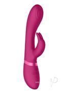 Vive Cato Pulse Wave Rechargeable Silicone G-spot Rabbit Vibrator - Pink
