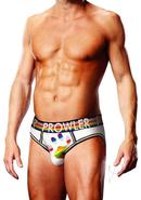 Prowler White Oversized Paw Open Brief - Small -...