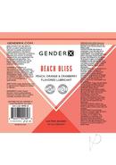 Gender X Beach Bliss Water Based Flavored Lubricant 4oz. -...