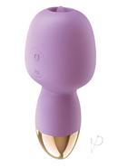 Clit-tastic Intense Dual Massager Rechargeable Silicone Vibrator With Clitoral Stimulator - Lavender
