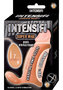 Intensifi Super Max Wired Remote Dual Vibrating Silicone Sleeve Waterproof Flesh