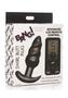 Bang 25x Rechargeable Silicone Swirl Anal Plug With Remote Control - Black