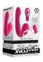 Buck Wild Rechargeable Silicone Dual Massager With Clitoral Stimulation - Pink